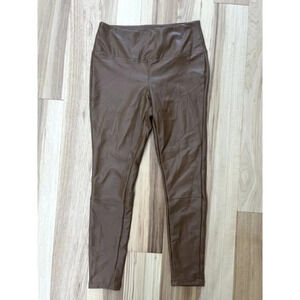 A New Day Vegan Leather Leggings S Brown